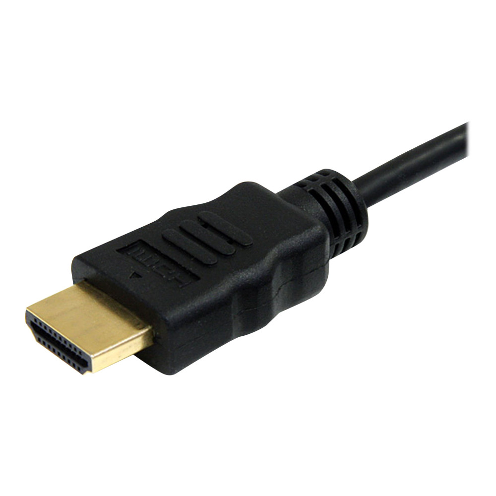 StarTech HDADMM1M 1M HDMI 1.4 TO MICRO HDMI ADAPTER CABLE WITH ETHERNET, BLACK, LTW - Image 3