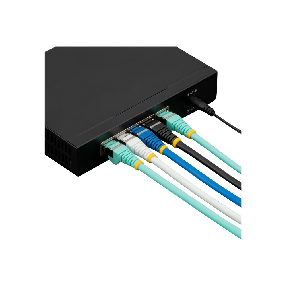 StarTech NLAQ-750-CAT6A-PATCH 7.5M CAT6A ETHERNET CABLE - AQUA - LOW SMOKE ZERO HALOGEN (LSZH) - 10GBE 500M - Image 3