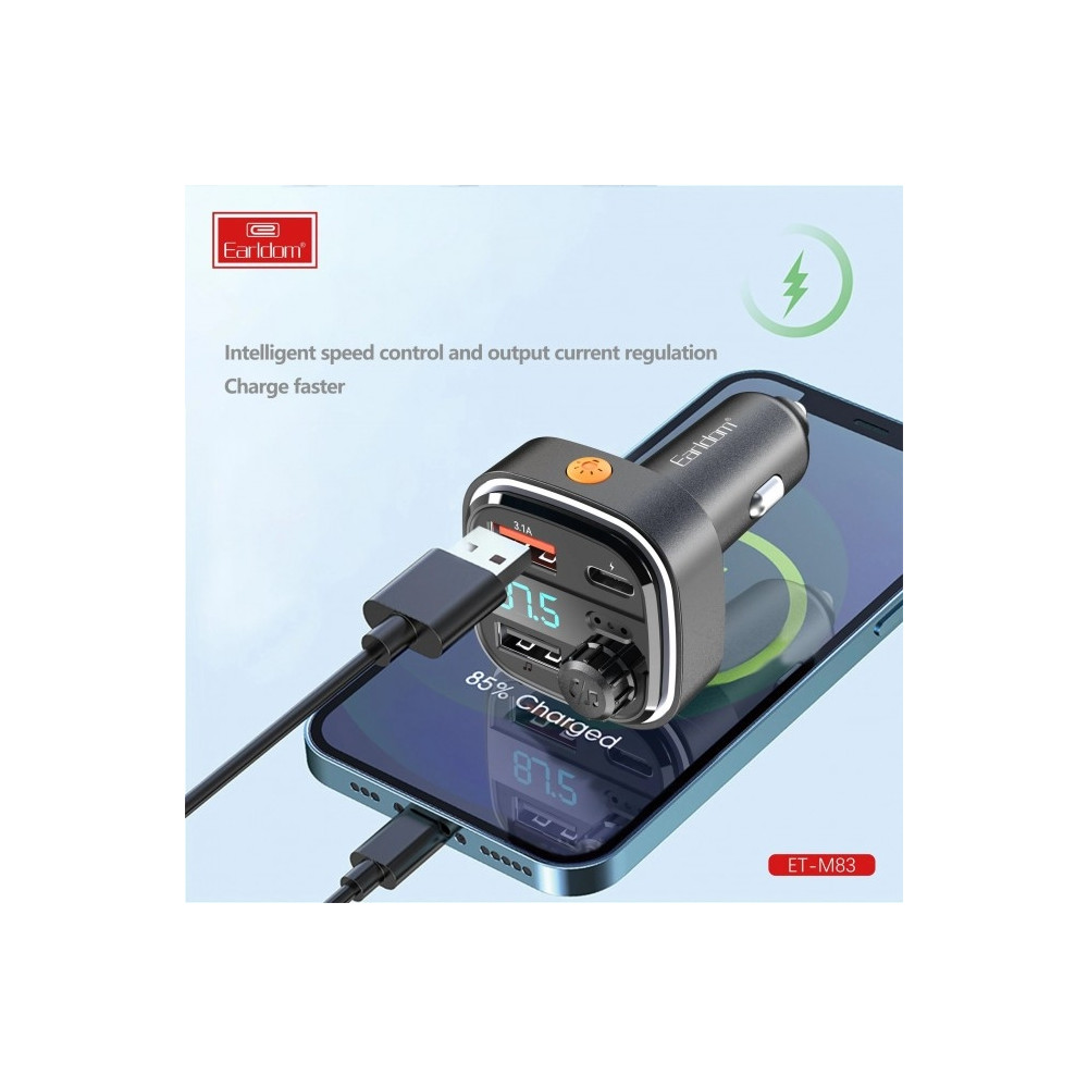Earldom MOBINTEDM83 M83 Wireless Car Kit FM Transmitter - Image 7