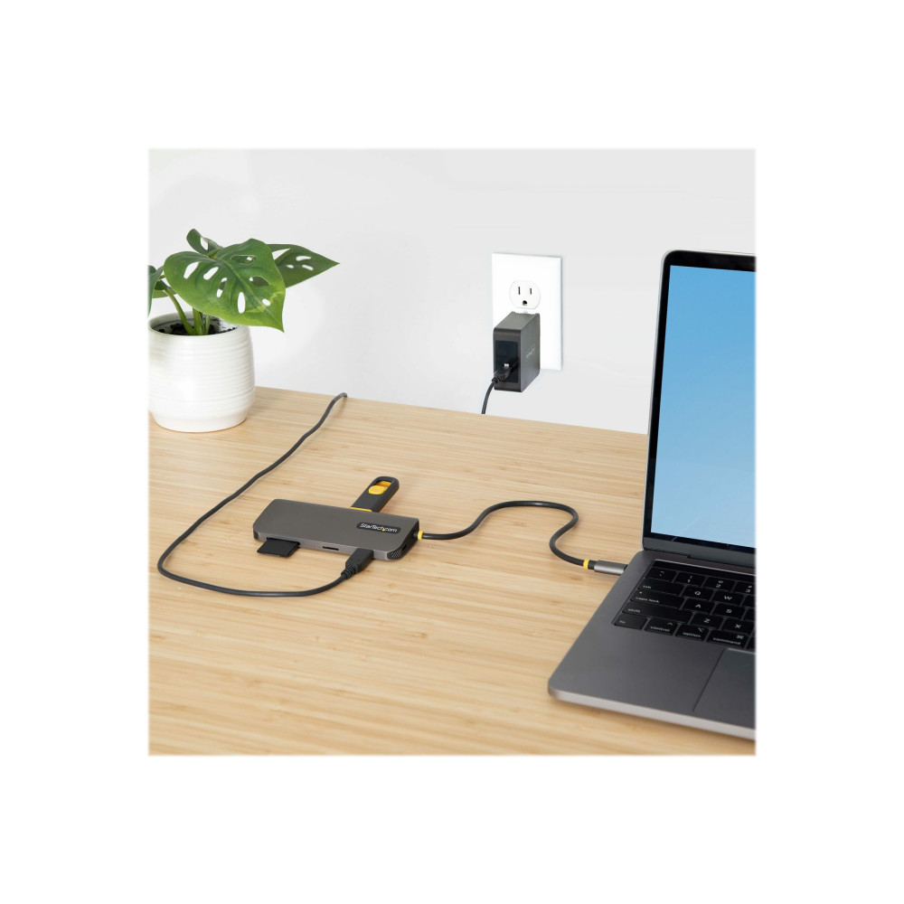 StarTech 115B-USBC-MULTIPORT 0.3M USB-C MULTIPORT ADAPTER, 100W, USB(3), 4K HDMI(1), SD/MICROSD, 3YR - Image 5