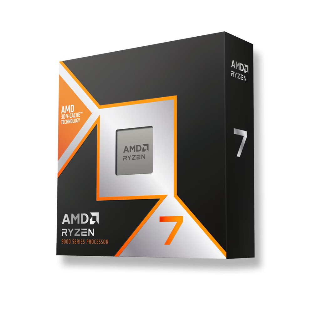 AMD 100-100001973WOF Ryzen 7 9850X3D 8 Cores/16 Threads 5.6GHz AM5 Processor, Zen 5, up to 5.6GHz boost, PCIe 5.0 96MB L3 cache, AM5, - Image 1