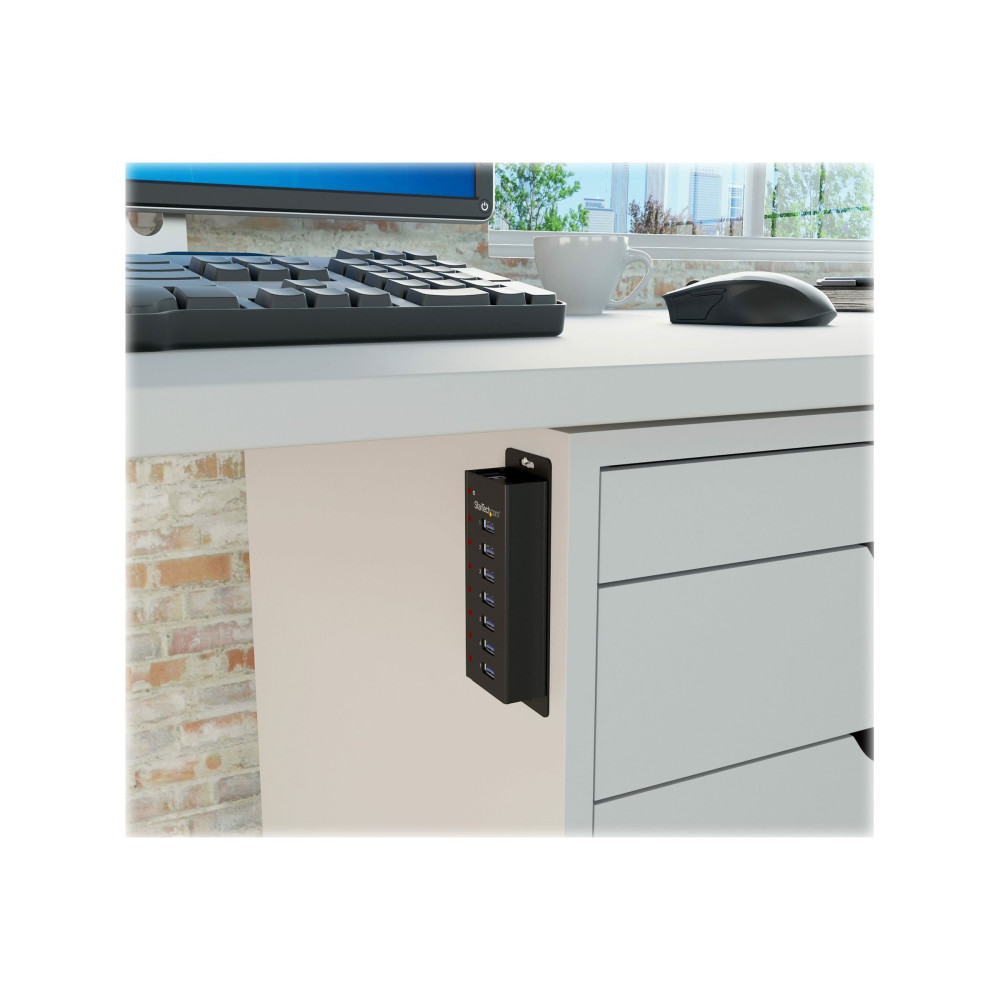 StarTech ST7300U3M 7 PORT USB 3.0 HUB, METAL, MOUNT, 2YR - Image 5