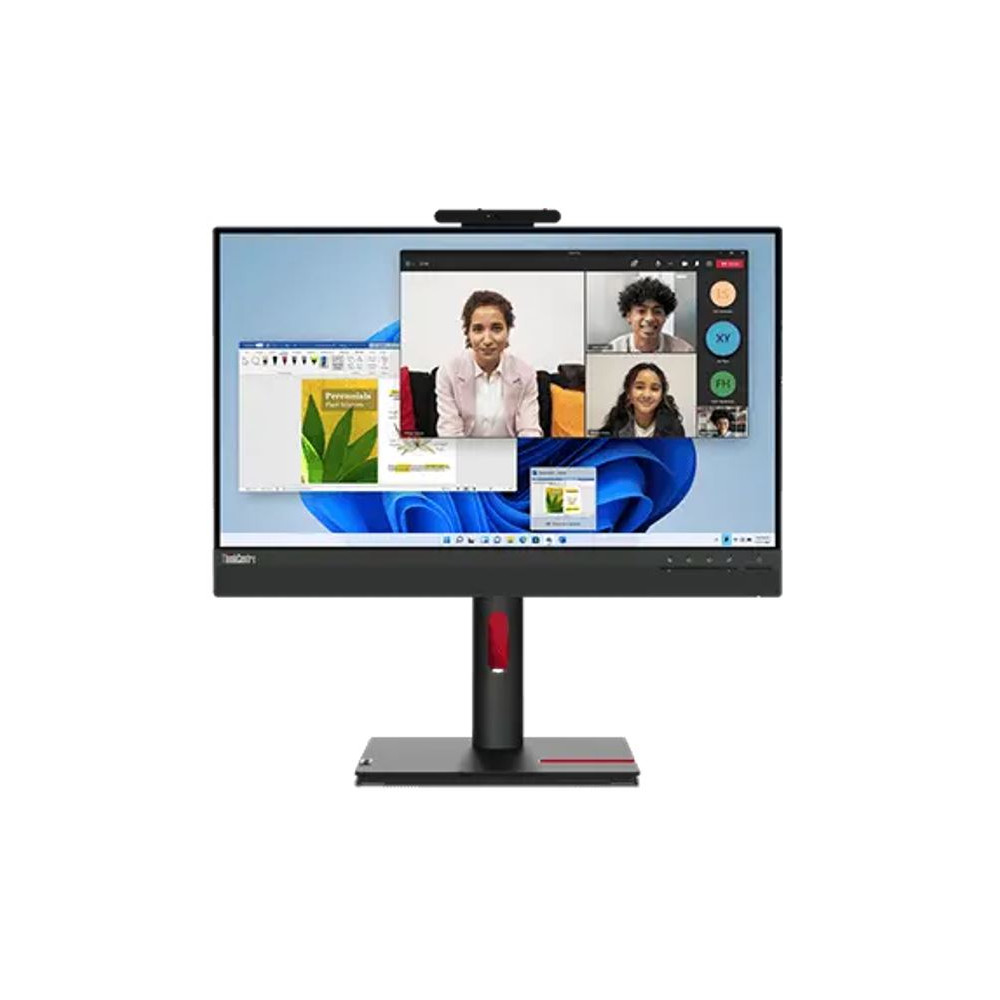 Lenovo 12NAGAR1AU ThinkCentre Tiny-in-One G5 23.8'/24' FHD 60Hz 1920x1080 16:9 4ms Height Adjust Tilt Swivel Pivot HDMI DP IPS USB3.2 Anti-glare Webcam Mic - Image 1