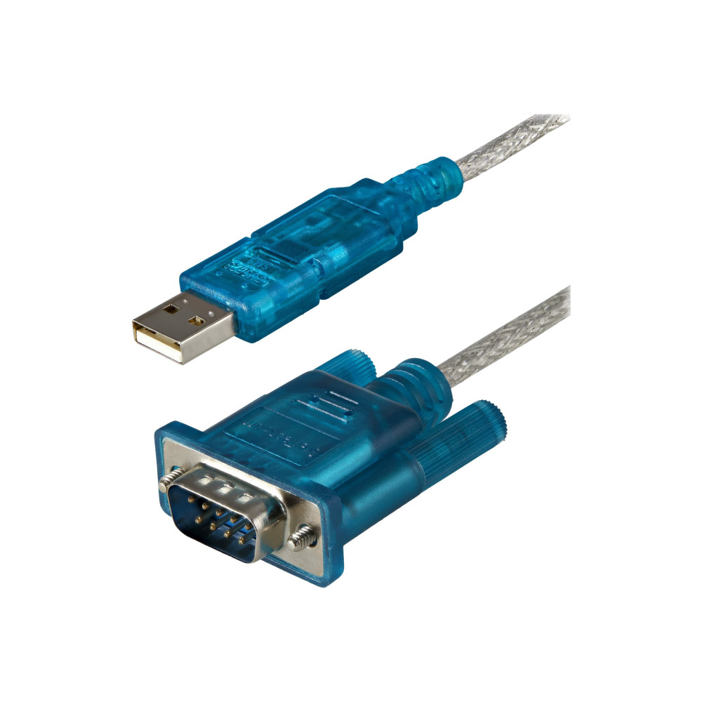 StarTech ICUSB232SM3 USB TO RS232 DB9 SERIAL ADAPTER, M/M, 1M, 2YR - Image 2