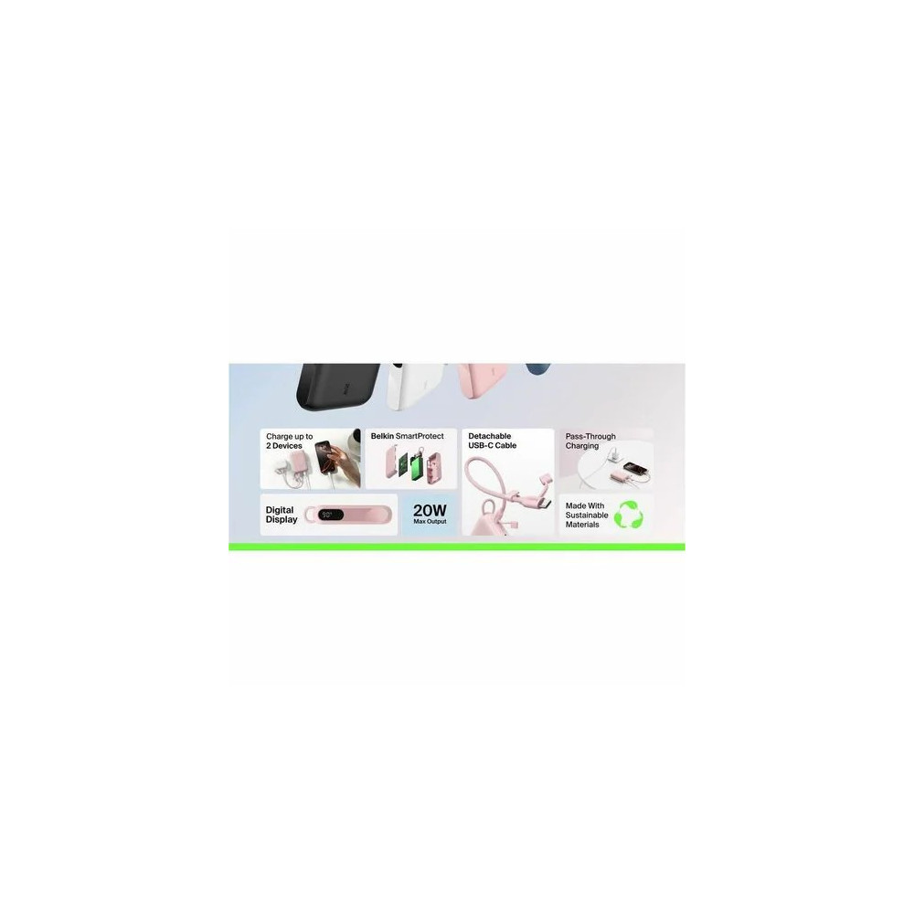Belkin BPB027FQPK BoostCharge Power Bank 10K with Display - Image 10