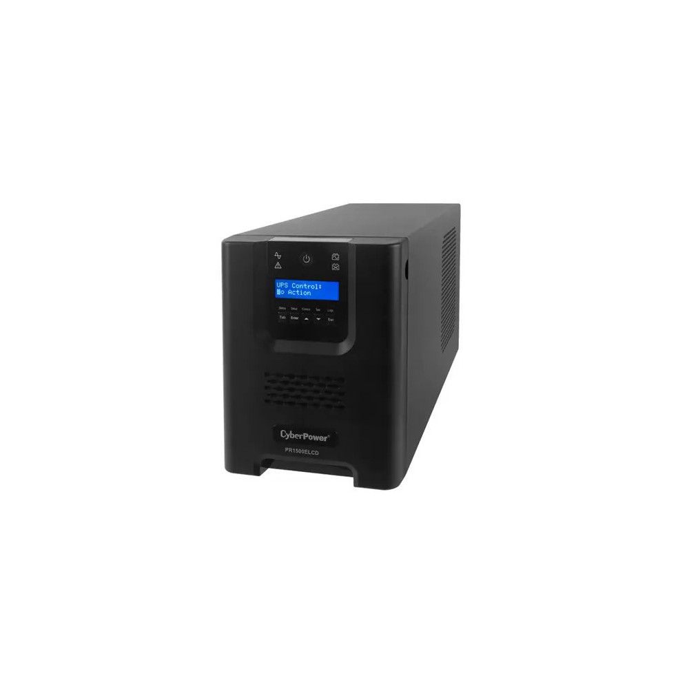CyberPower PR1500ELCD PRO series 1500VA / 1350W (10A) Tower UPS with LCD -- 3 yrs Adv. Rep & 2 yrs on Int. Battery - Image 2