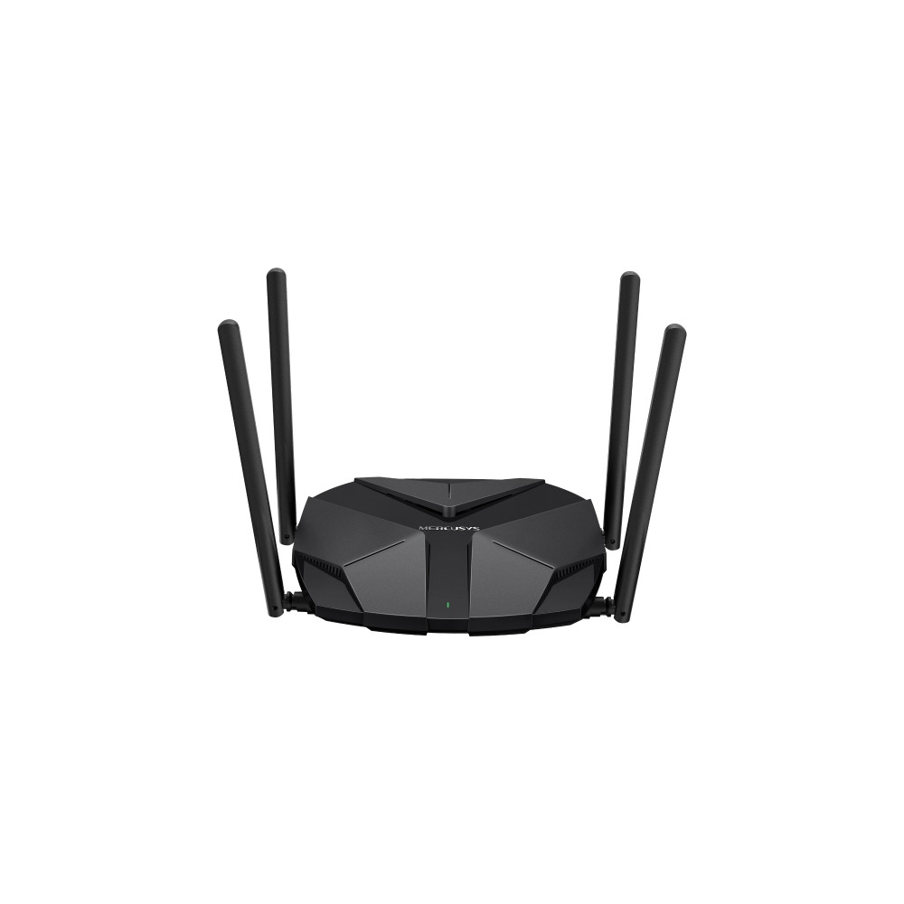 TP-LINK MR85X Mercusys AX3000 Dual-Band Wi-Fi 6 Router, 4× Fixed External Antennas, 3× Gigabit LAN Ports, 1× 2.5Gbps WAN Port, 1024-QAM, OFDMA, HE160 - Image 1