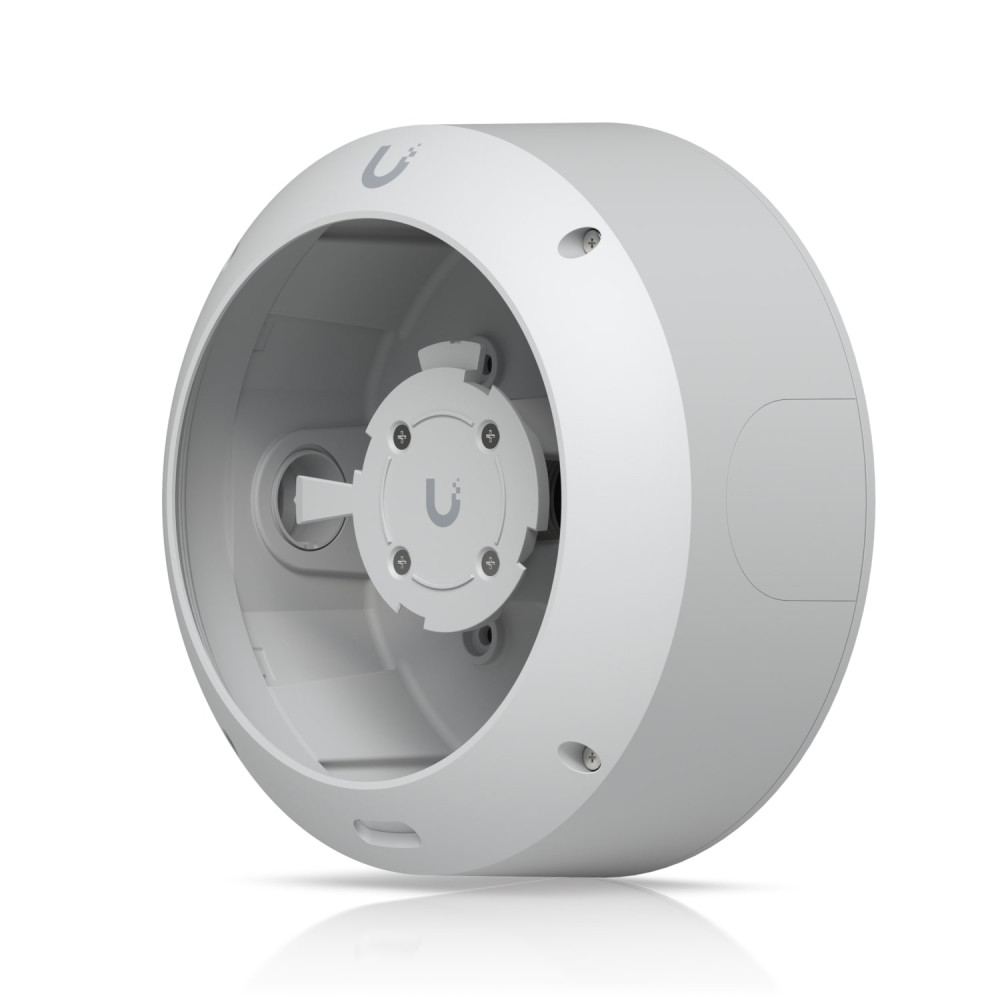 Ubiquiti UACC-AI-360-JB-W AI 360 Tamper-resistant Junction Box, White, For AI 360 Enhances Mounting Durability, Aesthetics, Ease Maintenance - Image 1