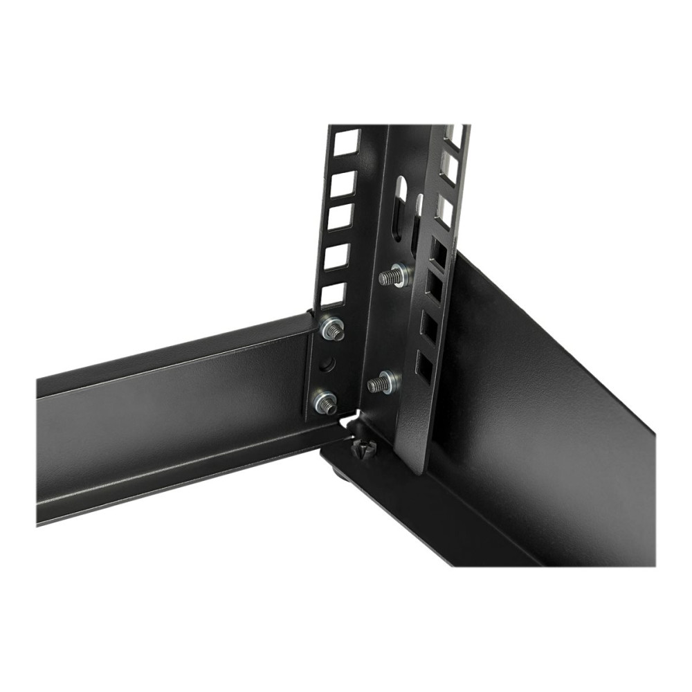 StarTech RK4OD 2-POST 4U DESKTOP SERVER RACK, SMALL OPEN FRAME 19IN COMPUTER RACK, COMPACT NETWO - Image 4
