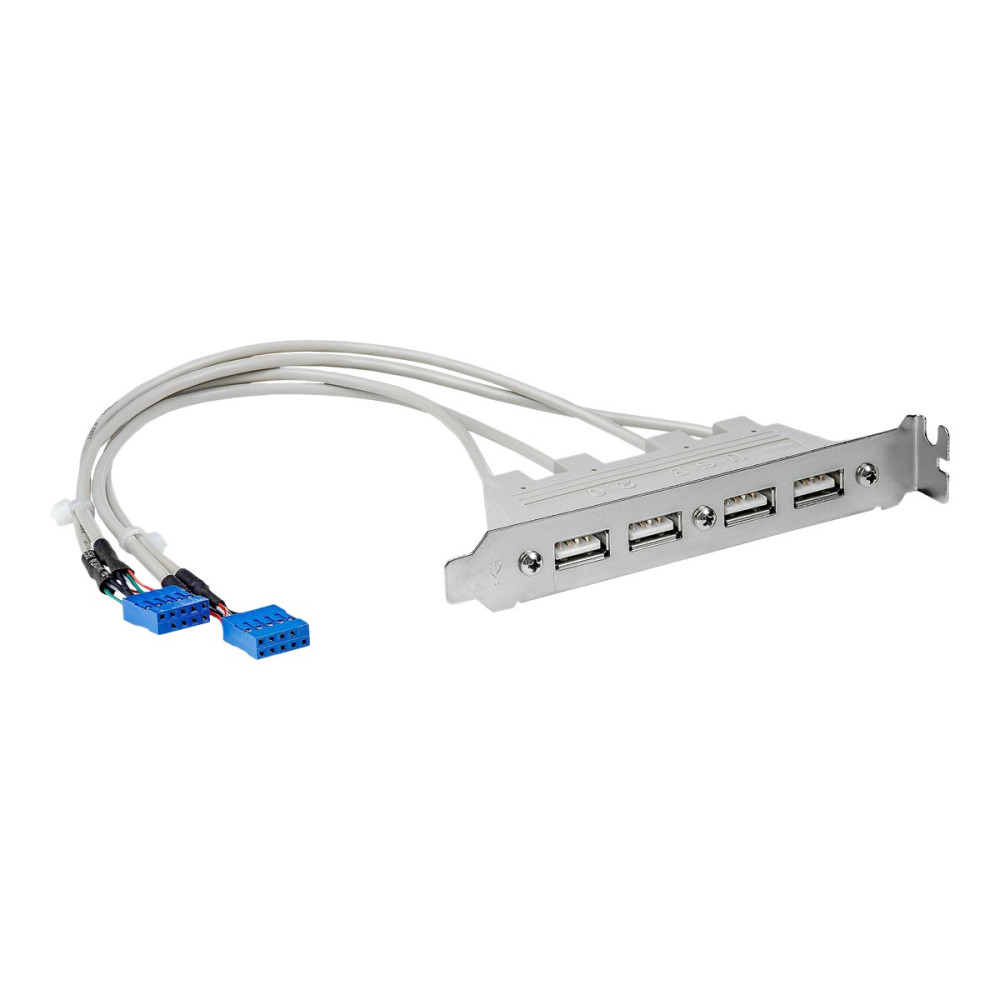 StarTech USBPLATE4 4 PORT USB A FEMALE SLOT PLATE ADAPTER - Image 2