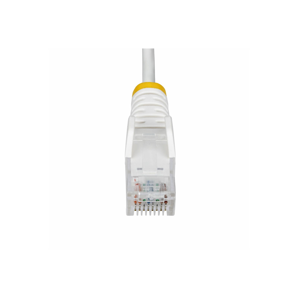 StarTech N6PAT5MWHS 5m White Slim CAT6 Ethernet Cable, Snagless, 28AWG, LSZH, LTW - Image 4