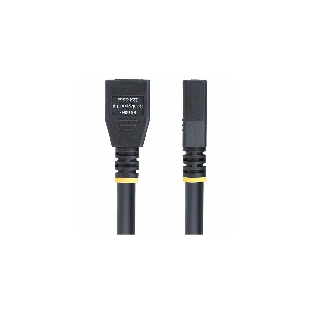 StarTech 10F-DP14-EXTEND-CBL 10ft (3m) DisplayPort 1.4 Extension Cable, DP 1.4 Port Saver Cable, 8K 60Hz, DisplayPort Extension Adapter Cord, Male to Female - Extend a DisplayPort cable connection w/8K 60Hz video; Bi-directional DP 1.4 Port Save - Image 4