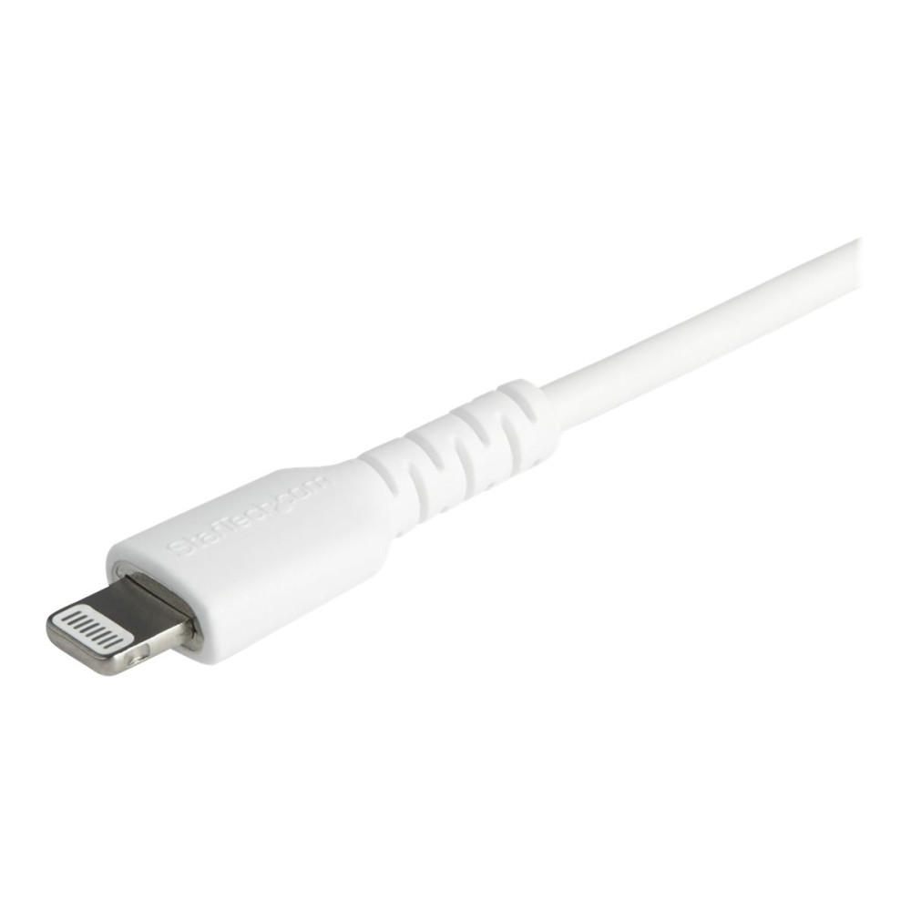 StarTech RUSBCLTMM1MW 1M USB-C TO LIGHTNING CHARGE/SYNC CABLE, DURABLE, MFi, WHITE, 2YR - Image 5