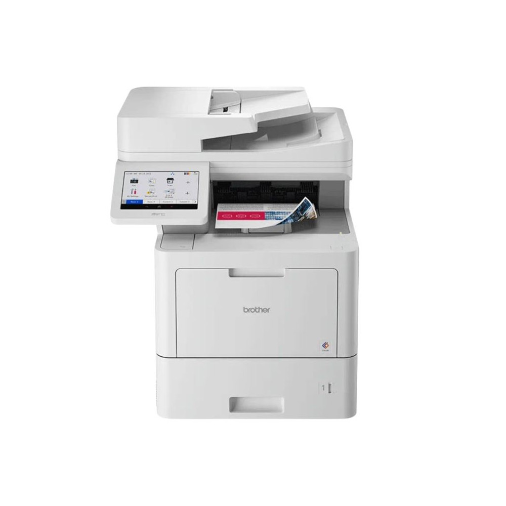 Brother MFC-L9630CDN Colour Laser Multi-Function Printer. Up to 600 x 600 dpi, 2,400 dpi class (2400 x 600) quality, 520 sheets of 80 gsm plain paper - Image 1