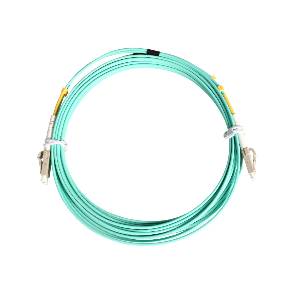 StarTech A50FBLCLC2 2M LC FIBER OPTIC CABLE - 10GB AQUA - MM DUPLEX 50/125 - LSZH LTW - Image 1