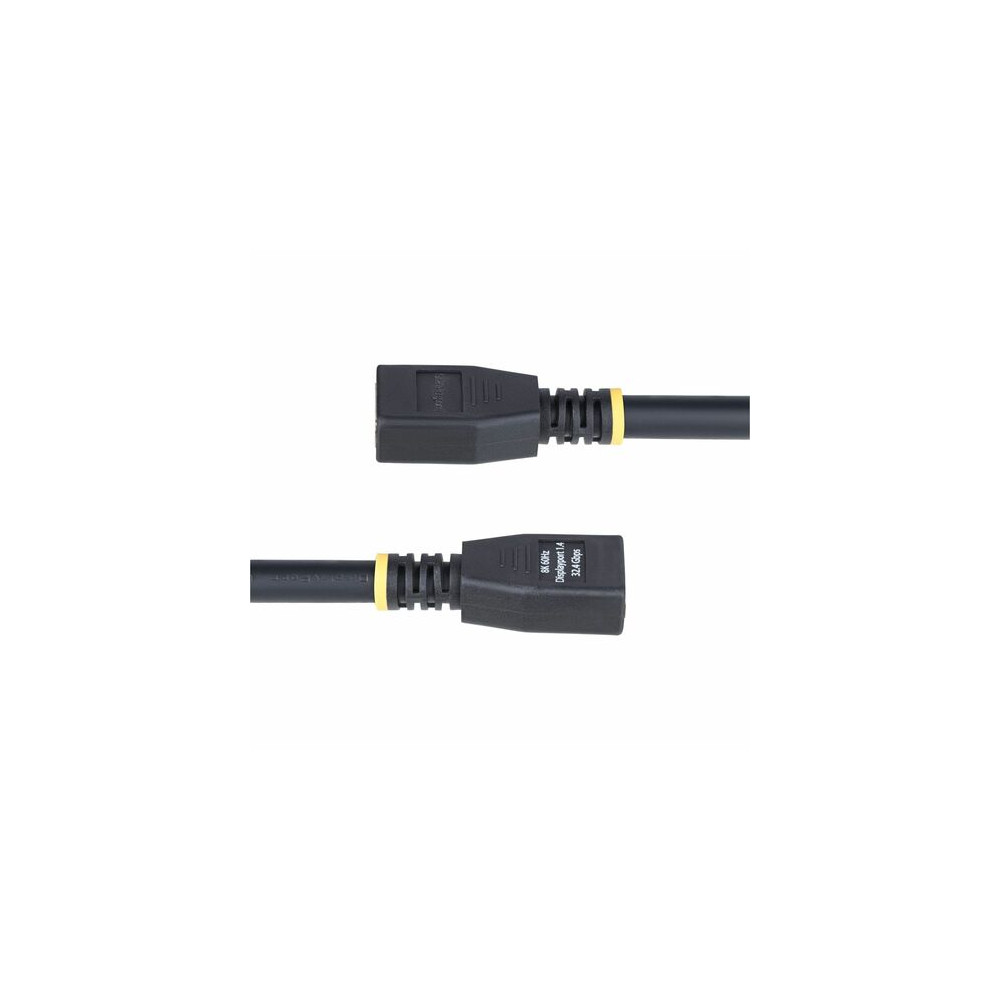 StarTech 10F-DP14-EXTEND-CBL 10ft (3m) DisplayPort 1.4 Extension Cable, DP 1.4 Port Saver Cable, 8K 60Hz, DisplayPort Extension Adapter Cord, Male to Female - Extend a DisplayPort cable connection w/8K 60Hz video; Bi-directional DP 1.4 Port Save - Image 6