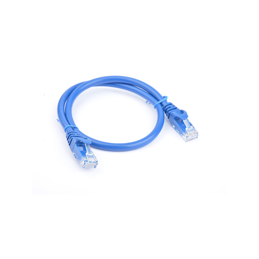 8ware PL6A-0.25BLU CAT6A Cable 0.25m (25cm) - Blue Color RJ45 Ethernet Network LAN UTP Patch Cord Snagless - Image 1
