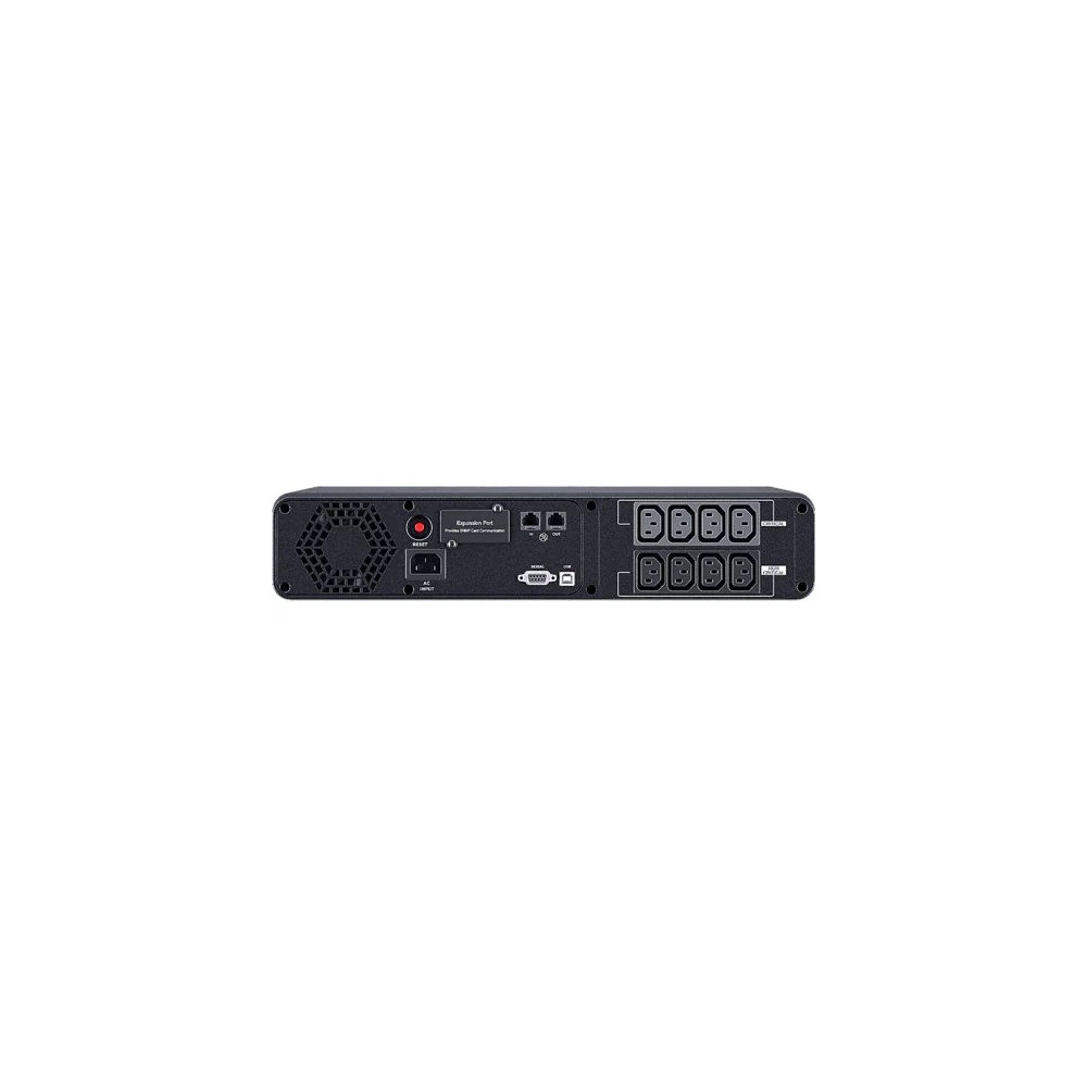 CyberPower CP2000EIPFCRM2U PFC Sinewave Line-interactive UPS - 2 kVA/1.20 kW - Rack-mountable - AVR - 8 Hour Recharge - 1.30 Minute Stand-by - 230 V AC Input - 230 V AC Output - 8 x IEC 60320 C13 Receptacle(s) - Pure Sine Wave - Serial Port - US - Image 3