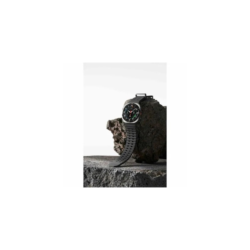 Samsung SM-L705FZS1XSA Galaxy Watch Ultra SM-L705F Smart Watch - 47.40 mm Case Height - 47.10 mm Case Width - Titanium Silver Body Color - Titanium, Silver Band Color - Wireless LAN - 4G - LTE - Accelerometer, Barometer, Bioelectrical Impedance Analysis (