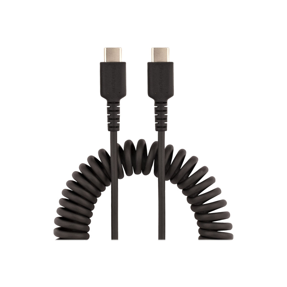 StarTech R2CCC-1M-USB-CABLE 3FT (1M) USB-C FAST CHARGING CABLE, RUGGED, COILED, CHARGE & SYNC, 3A, USB 2. - Image 3