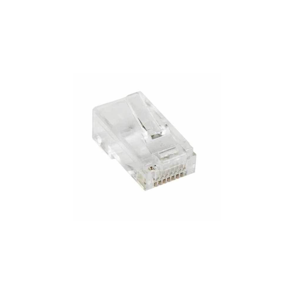 StarTech CRJ45SOL50PK Cat.5e RJ45 Solid Modular Plug Connector - 50 Pack - Modular Plugs for building solid twisted pair Category 5e network patch cables - designed for durable, dependable connections - Cat 5e RJ45 Solid Modular Plug Connector - - Image 2