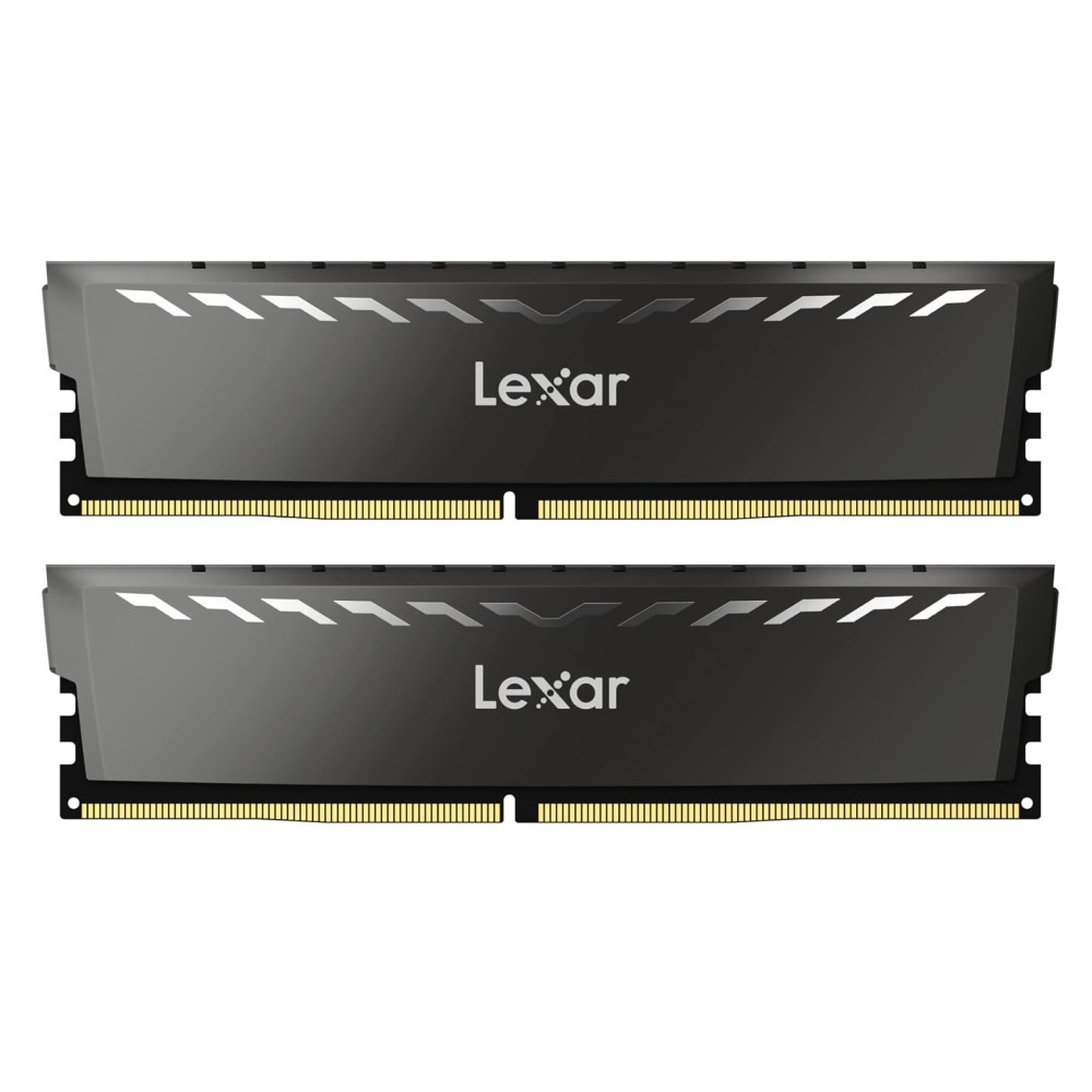 Lexar LD4BU008G-R3200GDXG DDR4 UDIMM 16GB Kit (2 x 8GB) 3200 MT/s 1.35V CL16 HEATSINK THOR XMP 2.0 OC - Image 1
