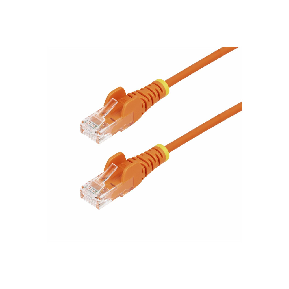 StarTech N6PAT150CMORS 1.5m Orange Slim CAT6 Ethernet Cable, Snagless, 28AWG, LSZH, LTW - Image 5