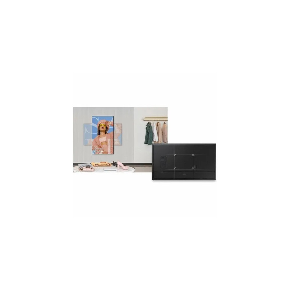 Samsung LH65QBCNBGCXXY (QBC-N) PRO DISPLAY, 65" UHD, 350NITS, HDMI(3), LAN, SPK, PORT/LAND, 16H/7D, 3YR