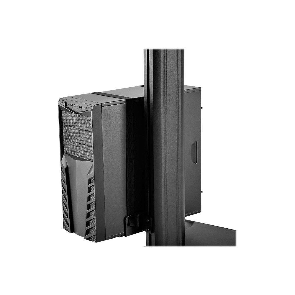 StarTech WKSTNCART MOBILE WORKSTATION CART, PC/CPU, MONITOR MOUNTS, 2YR - Image 3