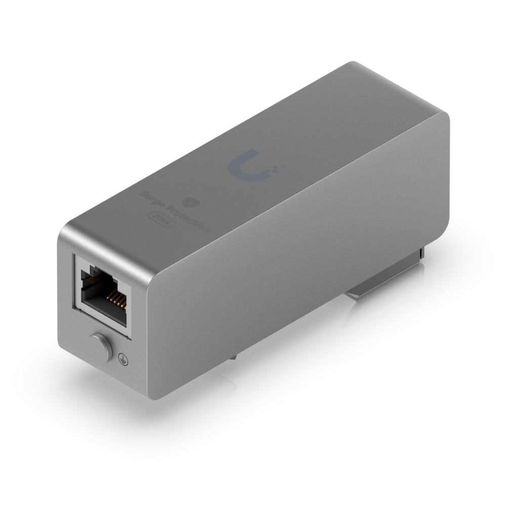 Ubiquiti UACC-ETH-SP-DIN Ethernet Surge Protection,Bidirectional Protection 10 GbE, PoE++,20kA Surge Discharge Indoor Instal,Wall/DIN Rail Mount,Multiple Grounding - Image 1