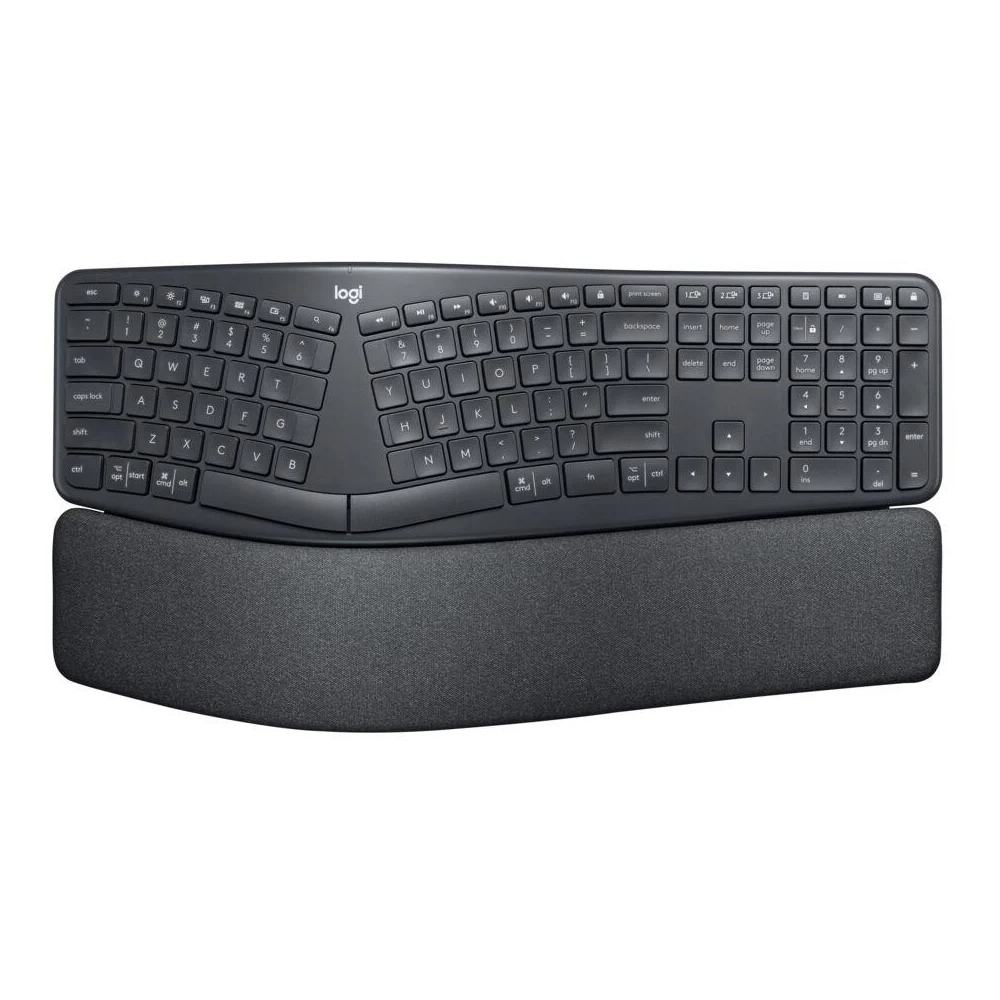 Logitech 920-010111 ERGO K860 Wireless Split Keyboard, Black, 1 year Warranty - Image 1