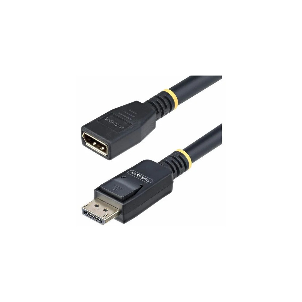 StarTech 10F-DP14-EXTEND-CBL 10ft (3m) DisplayPort 1.4 Extension Cable, DP 1.4 Port Saver Cable, 8K 60Hz, DisplayPort Extension Adapter Cord, Male to Female - Extend a DisplayPort cable connection w/8K 60Hz video; Bi-directional DP 1.4 Port Save - Image 3