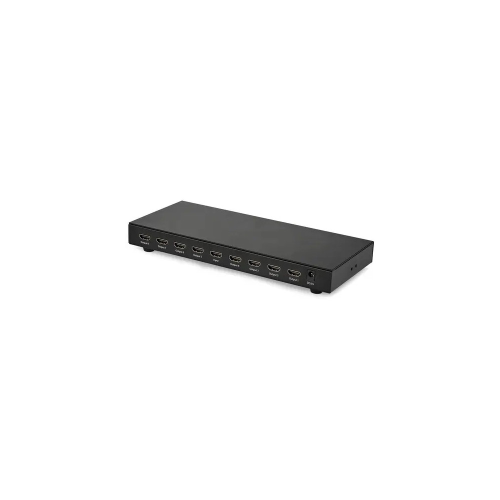 StarTech ST128HD20 8-Port 4K 60Hz HDMI Splitter - HDR Support - HDMI 2.0 Splitter - 7.1 Surround Sound Audio - Displays the same image with sound on 8 screens - Splits an HDMI video signal up 4K 60Hz - 4:4:4 chroma; up to 18Gbps (HDMI 2.0b) - HD - Image 5