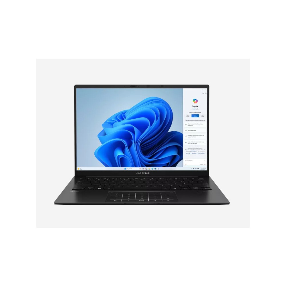 ASUS UM3406GA-QD053W Zenbook 14 14' WUXGA OLED Notebook AMD Ryzen R7-445 DDR5 32GB 1TB SSD Black Win 11 Home 1.2kg 1Y Warranty - Image 1