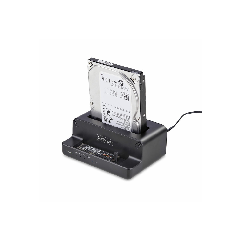 StarTech N2-M2-SSD-DUPLICATOR M.2 NVME TO 2.5/3.5" SATA DRIVE DUPLICATOR, DUAL BAY CLONER, 2 YR - Image 8