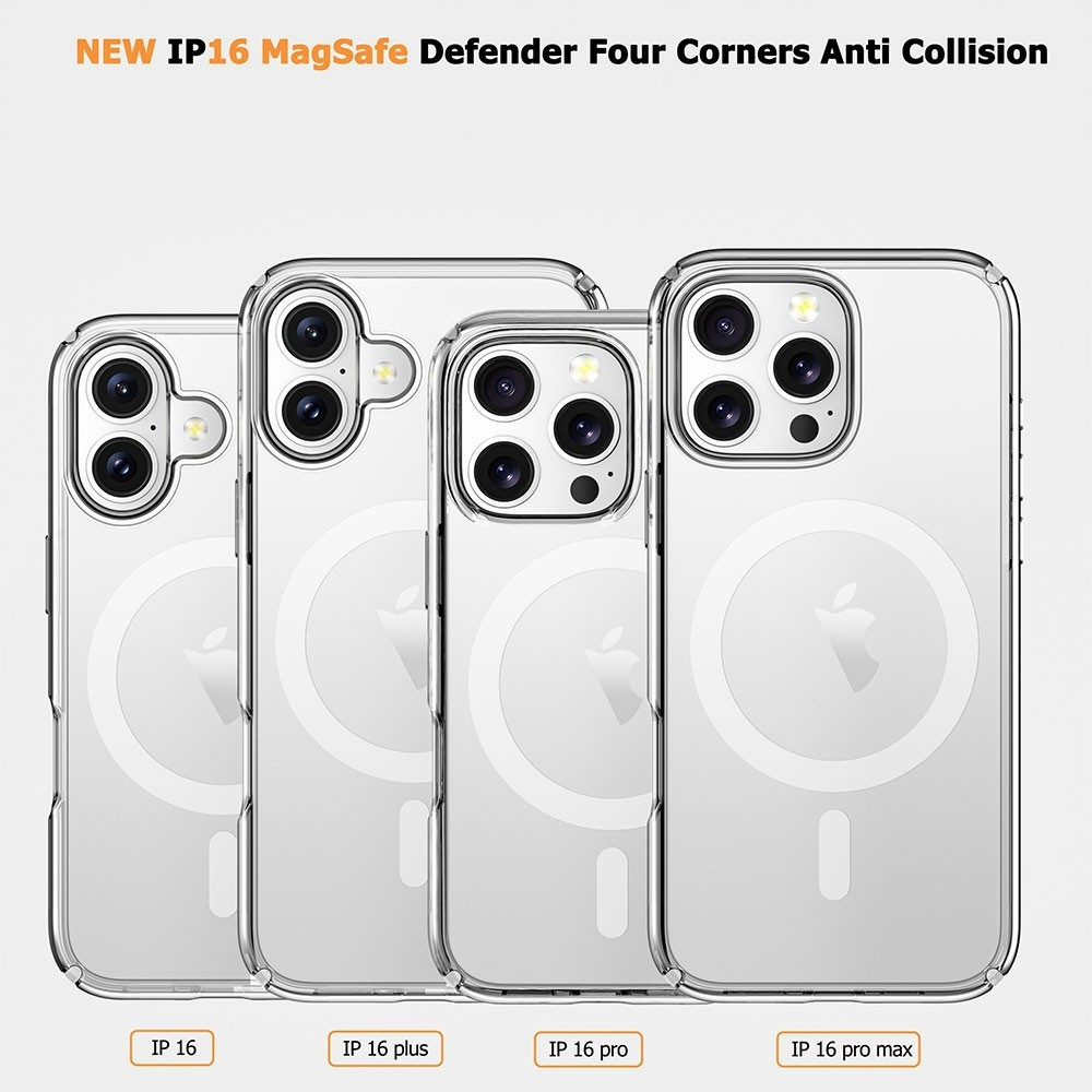 Ultimake MOBCRAIP16MAX Shockproof Transparent Magsafe Cover Case for iPhone 16 Pro Max - Image 6