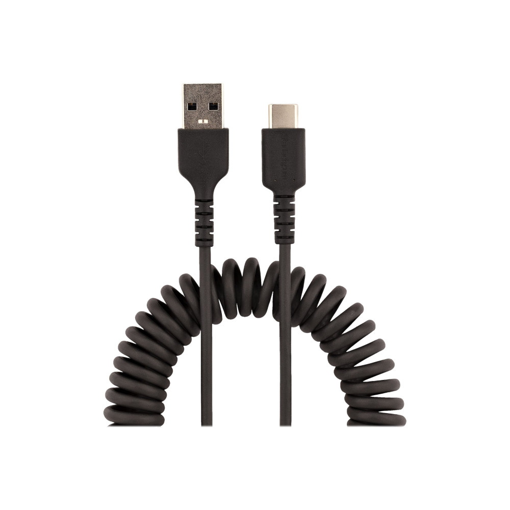 StarTech R2ACC-50C-USB-CABLE 1.6FT (50CM) USB-A TO USB-C FAST CHARGING CABLE, RUGGED, COILED, CHARGE & SYN - Image 8