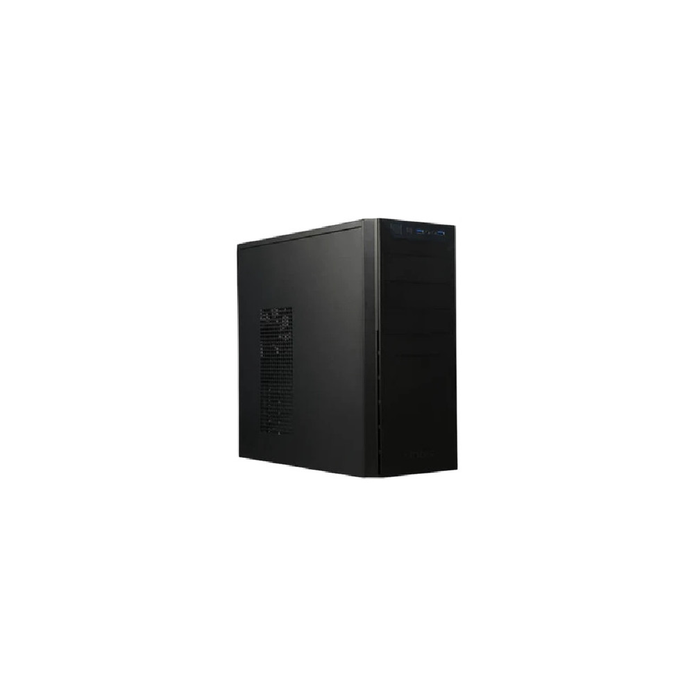 Antec VSK4000B-U3 - Black, Mini Tower, ATX/Micro-ATX/Mini-ITX, 2× USB 3.0, 1× 120mm Rear Fan, 5× 3.5' Bays, Black, 2-Yr Wty - Image 1