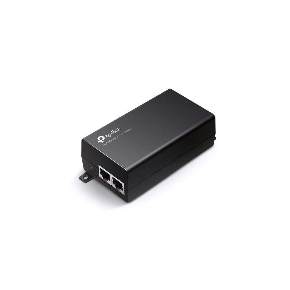 TP-LINK POE160S TL- Omada PoE+ Injector, 2 Gigabit Ports, 802.3af/at, Integrated Power Supply, Wall Mountable, Plug & Play - Image 1