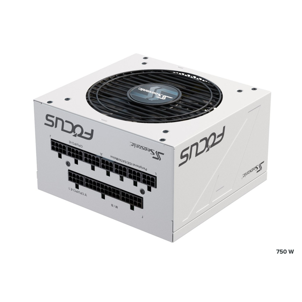 Seasonic PSUSEAFOCUSWHITE750GXA3 FOCUS GX-750 White 750W ATX 3.0 Gold Modular PSU - Image 2