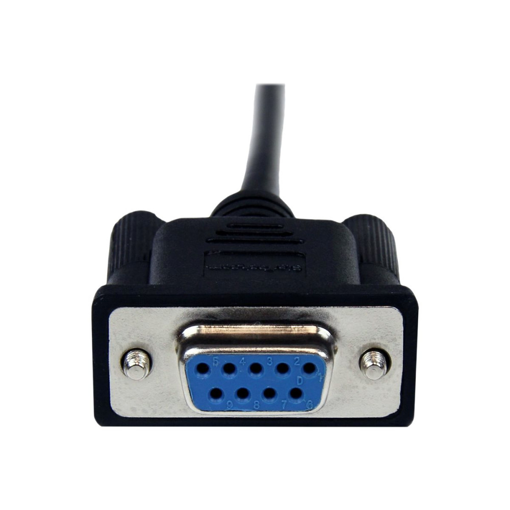 StarTech SCNM9FM1MBK 1M DB9 RS232 SERIAL NULL MODEM CABLE F/M