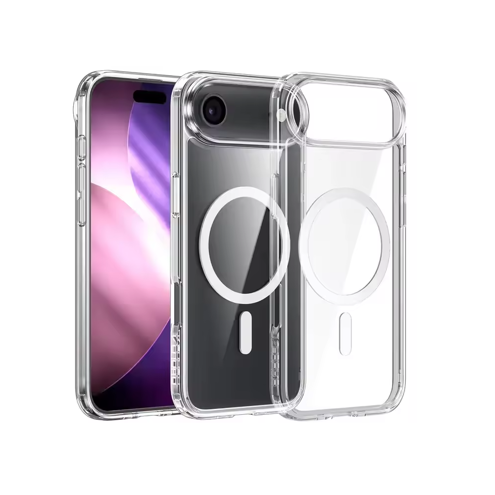 Ultimake MOBZJZMGS17AIR UTIA Shockproof Transparent Case Cover With Magnetic Ring for iPhone 17 Air - Image 2
