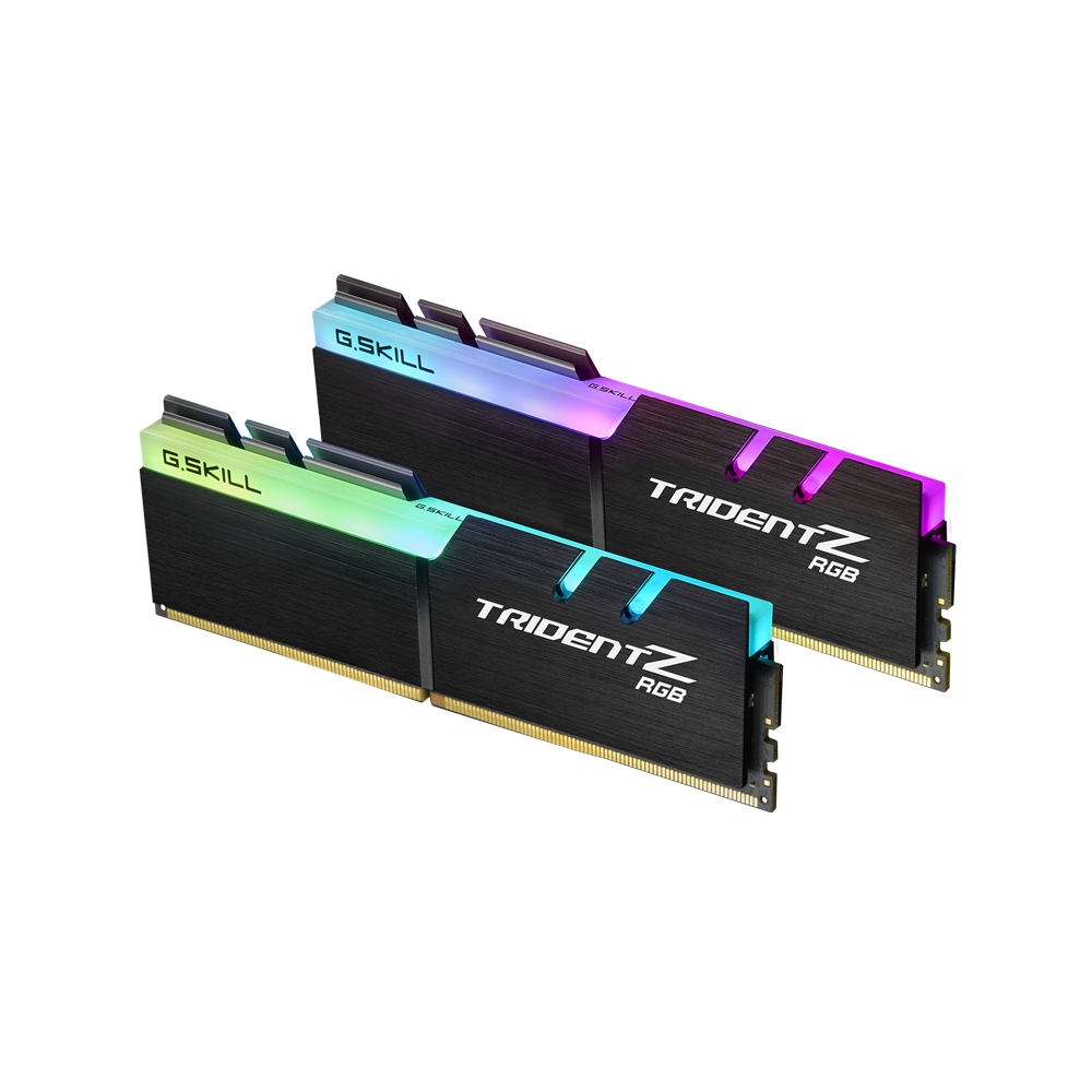 G.SKILL F4-3600C18D-32GTZR 32GB (2 x 16GB)/ PC4-28800 / DDR4 3600 Mhz/ Timings 18-22-22-42/ Voltage 1.35V/ Trident Z RGB - Image 1