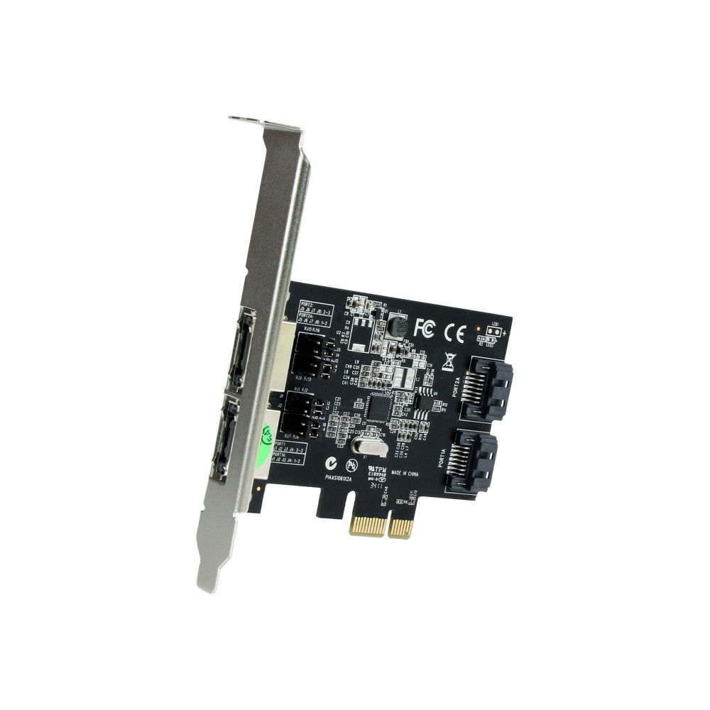 StarTech PEXESAT322I 2 PORT eSATA PCIe CARD, 6GB/S, STD PROFILE, 2YR - Image 3