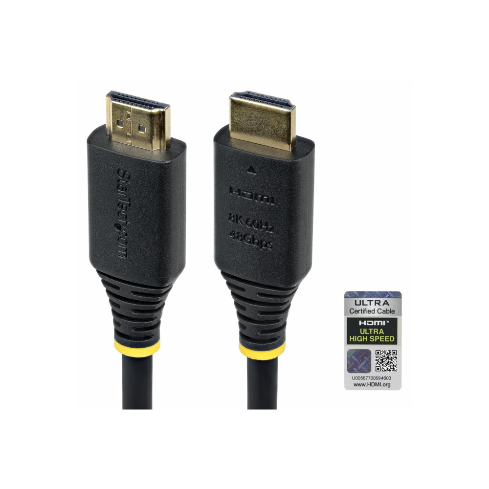 StarTech HDMI21-CBL-8K60-3M 3M (10FT) CERTIFIED ULTRA HIGH SPEED HDMI 2.1 CABLE, 8K 60HZ, LTW - Image 4