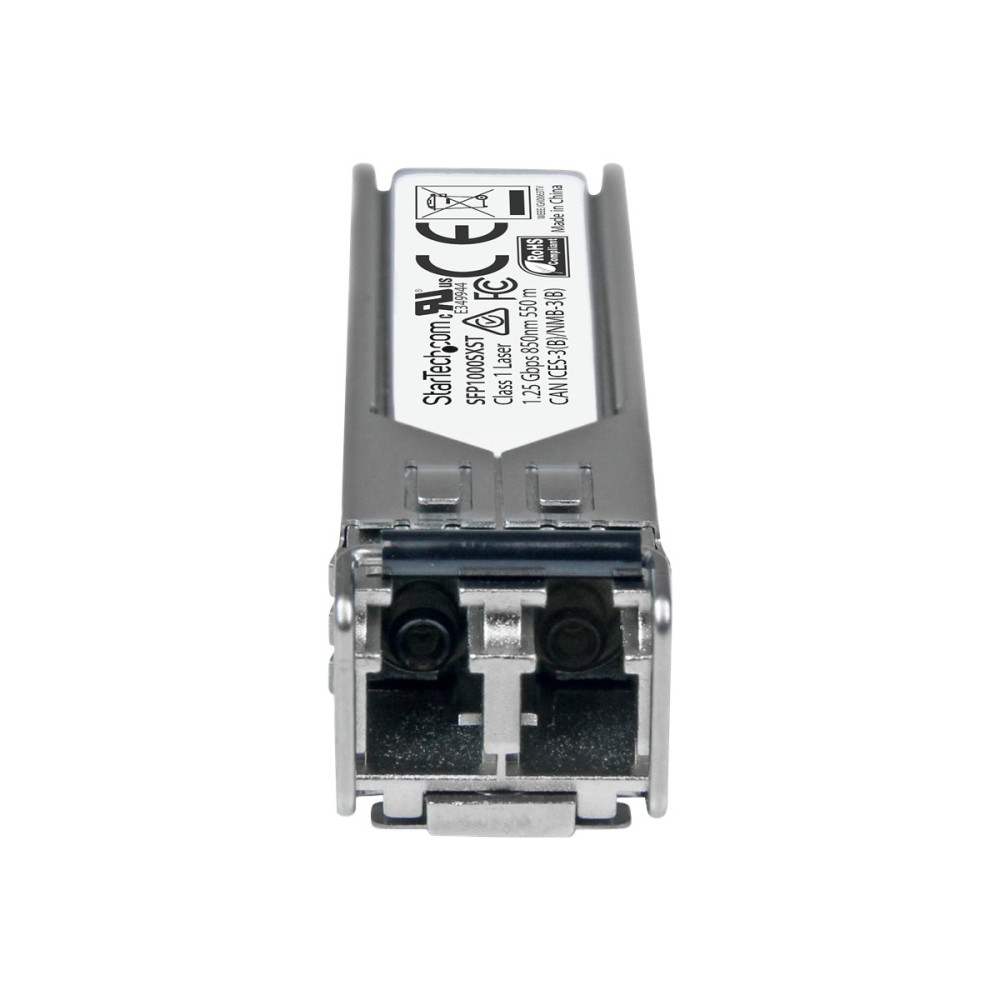 StarTech SFP1000SXST MSA UNCODED SFP - 1GBE MMF TRANSCEIVER MODULE - 550M DDM, LTW - Image 1
