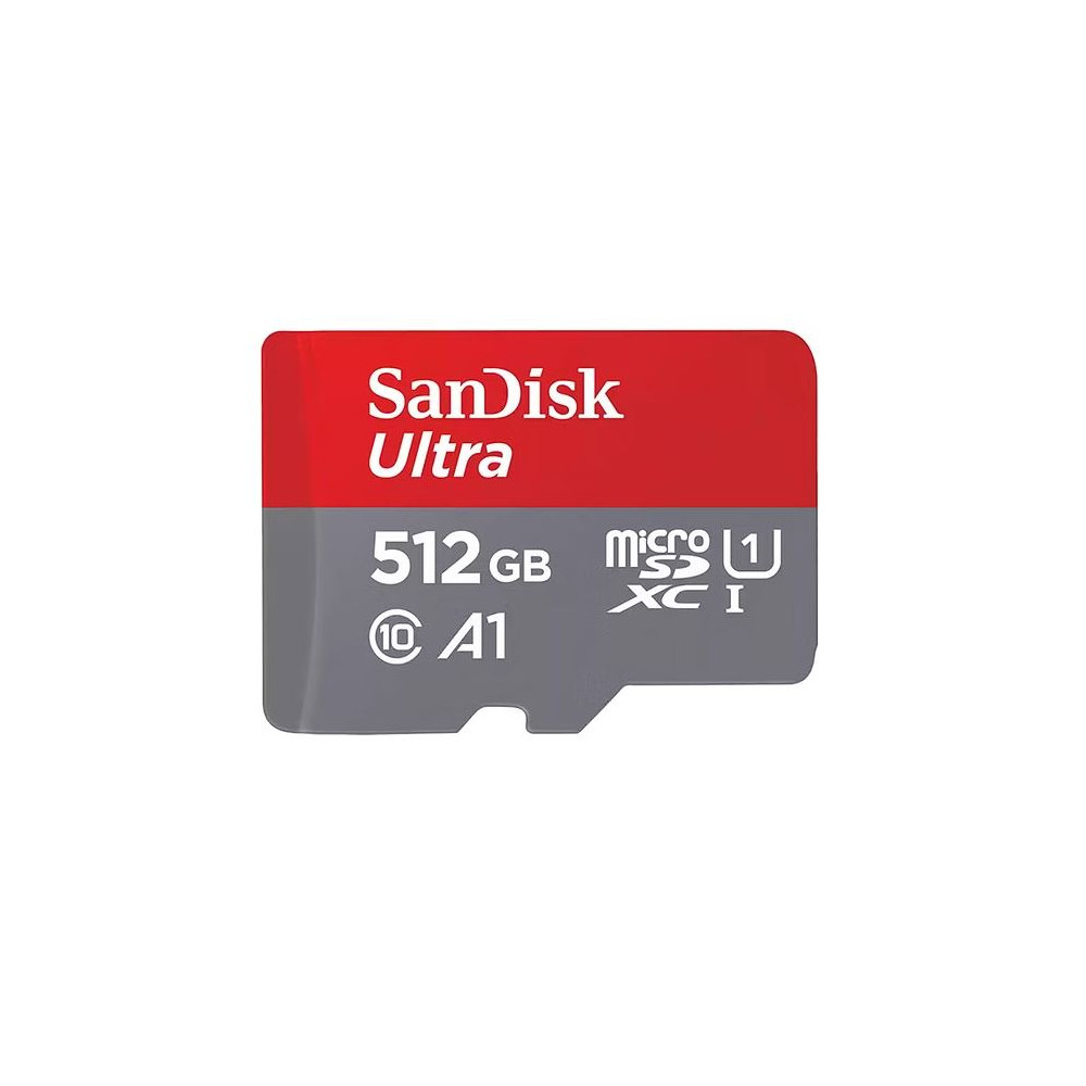 Sandisk SDSQUAC-512G-GN6MN 512GB Ultra MicroSDXC UHS-I Memory Card - 150MB/s -Capacity: 512GB - Compatibility: Compatible with microSDHC and microSDXC (SDSQUAC-512G-GN6) - Image 1