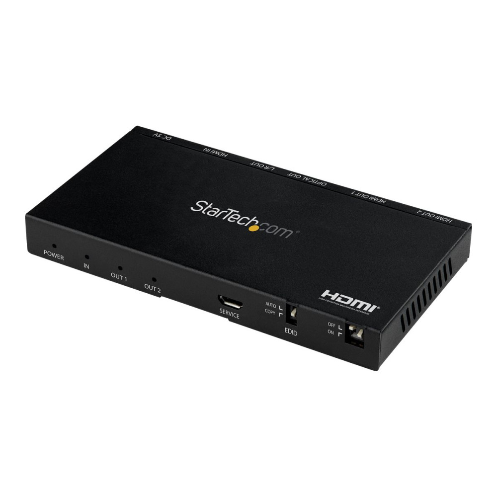 StarTech ST122HD20S 2 PORT HDMI SPLITTER, 4K, SCALER, AUDIO EXTRACTOR, 2YR - Image 4