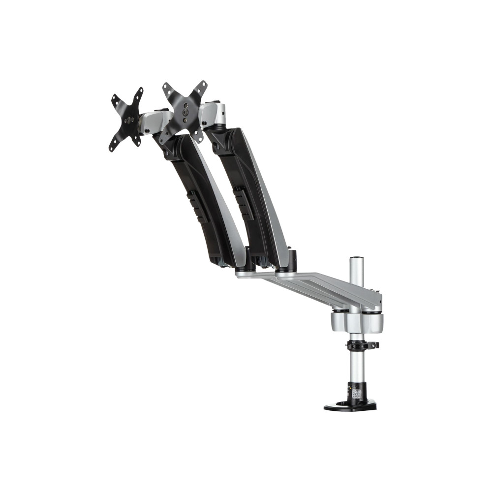 StarTech ARMDUAL30 DUAL MONITOR DESK MOUNT <30", <24" (STACKED), <9KG, FULL MOTION, SILVER, VESA - Image 9