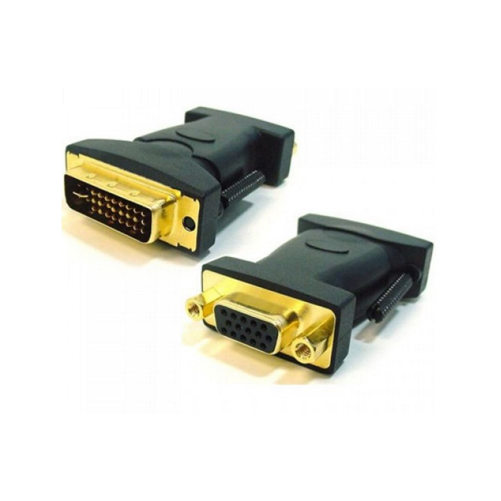 Astrotek AT-DVIVGA-MF DVI to VGA Adapter Converter 24+5 pins Male to 15 pins Female Gold Plated - Image 1